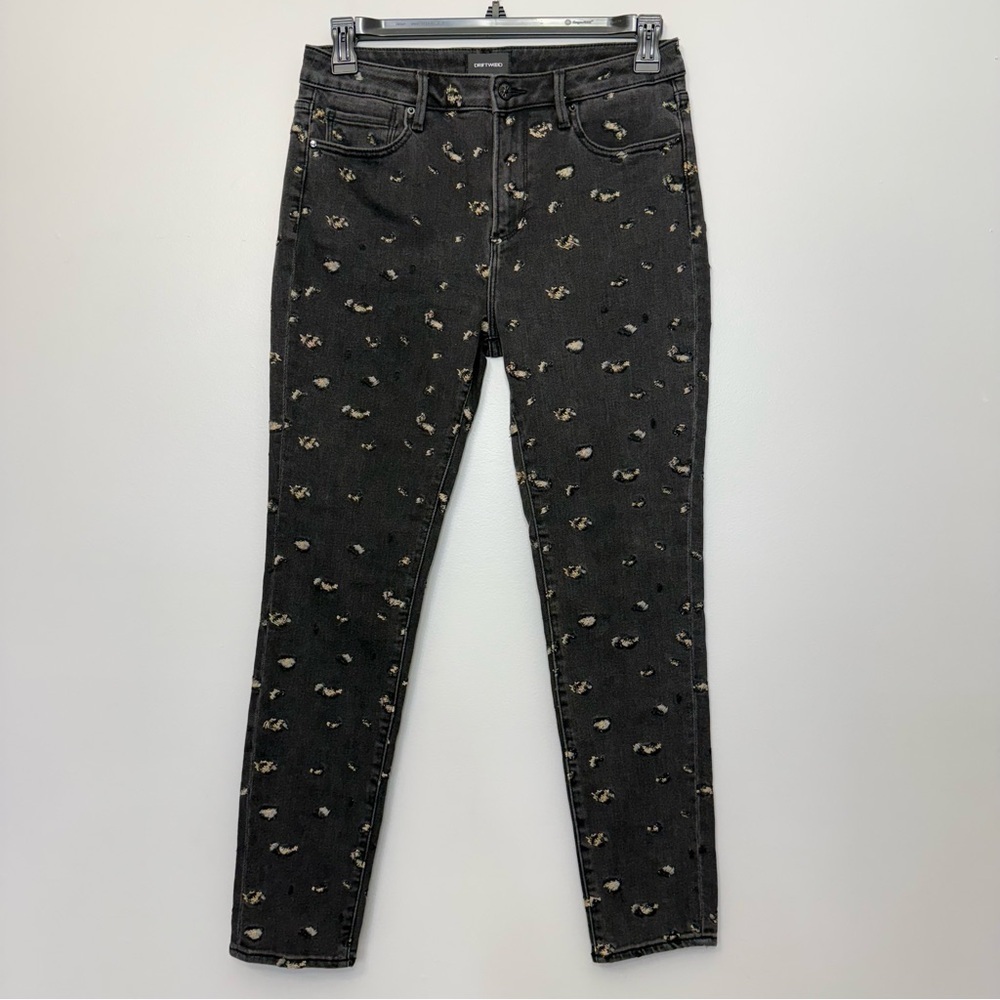 Free People x DRIFTWOOD Gizelle Mid Rise Cropped Girlfriend Jeans sz 29 - Picture 4 of 14